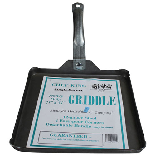 (image for) Rocky Mountain Cookware RM1111 PORTABLE GRIDDLE 11 X 11 